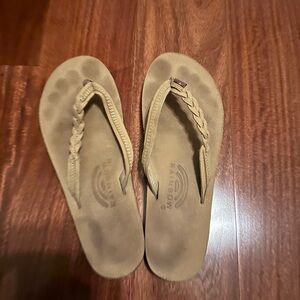 Rainbow Braided Women’s Sandals